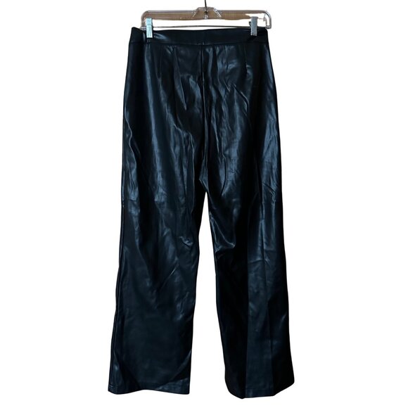 CIDER Wide Leg Pleather Pants - Picture 3 of 3